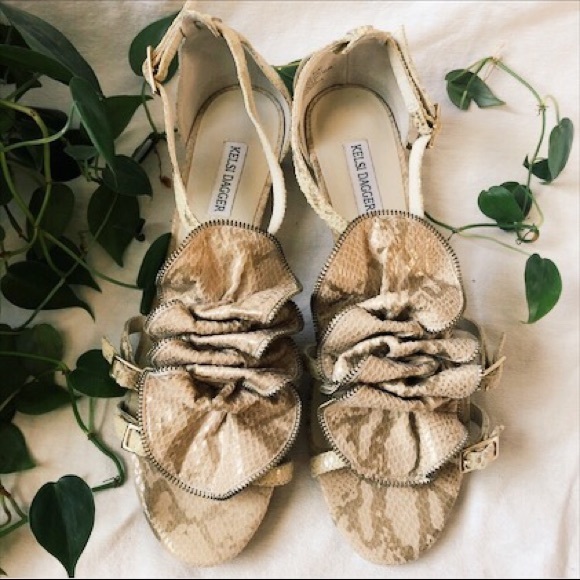 Anthropologie Shoes - Kelsi Dagger Monroe Ruffle Sandals 9.5